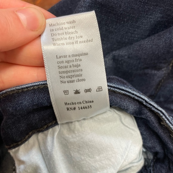 Kancan Jeans Size 31 12 High Rise Dark Wash Stretchy Ankle Skinny Non-Distressed - Picture 7 of 8